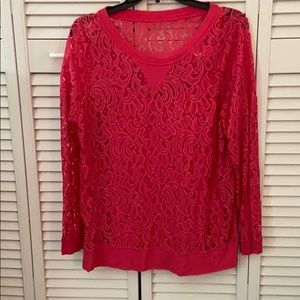 🌻Lace Long sleeve Top with matching tank